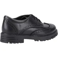 Hush puppies - Mädchen Schul-Uniform-Schuhe "Maxine", Leder (Schwarz)