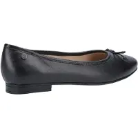 Hush puppies Womens/Ladies Naomi Slip On Leder Ballett Pumpe (Schwarz)