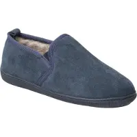 Hush puppies - Herren Hausschuhe "Arnold", Leder FS6648 (42 EU) (Marineblau)