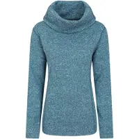 Mountain Warehouse Damen/Damen Cowl Neck Fleece Top (Teal)