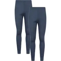 Mountain Warehouse - "Talus" Baselayerhose für Herren (2er-Pack) MW620 (L) (Marineblau)
