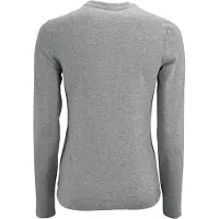 Sols Damen T-Shirt Imperial, langärmlig (Grau meliert)