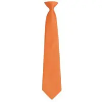 Premier Mens Fashion "Farben" Arbeit Clip auf Krawatte (Orange)