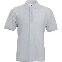 Fruit Of The Loom 65/35 Herren Piqué Polo-Shirt, Kurzarm BC388 (M) (Hellgrau)