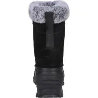 Mountain Warehouse - "Snowdrift" Schneestiefel für Damen, Wildleder, Kunstfell gefüttert (Schwarz)