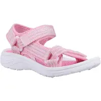 Cotswold - Kinder Sandalen "Bodiam", recyceltes Material FS9890 (30 EU) (Pink/Weiß)