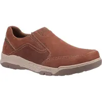 Hush puppies Herren Fletcher Lederschuhe (Tan)
