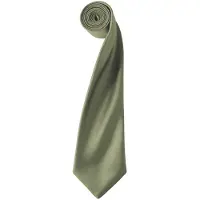 Premier - "Colours" Krawatte für Herren/Damen Unisex (Oliv)