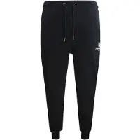 Aquascutum Herren Aktive Basic Gerippte Jogginghosen (Marineblau)