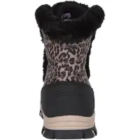 Mountain Warehouse - "Ohio" Leo-Muster Schneestiefel für Damen, Thermisches Material (Schwarz)