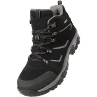 Mountain Warehouse Mens Voyage Wildleder wasserdichte Stiefel (schwarz)