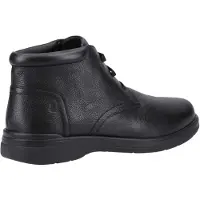 Hush puppies - "Malcolm" Chukka-Stiefel für Herren, Leder FS11870 (42 EU) (Schwarz)