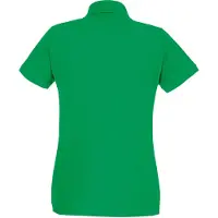 Fruit Of The Loom Damen Lady-Fit Premium Kurzarm-Poloshirt (Kelly Green)