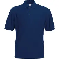 Fruit Of The Loom 65/35 Herren Piqué Polo-Shirt, Kurzarm BC388 (2XL) (Marineblau)