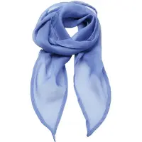Premier Damen Chiffon-Schal / Chiffon-Halstuch (Mittelblau)