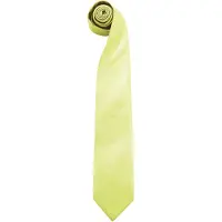 Premier Mens "Colours" Einfarbige Mode-/Business-Krawatte (2er-Pack) (Limette)