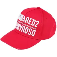 Dsquared2 Umkehrtes Logo 25. Jubiläum Baseballmütze (Rot)