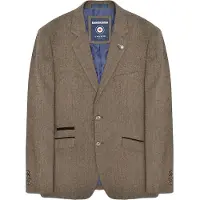 Lambretta Herren Morgan Fischgrät-Blazer (Braun)