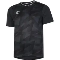 Umbro - "Triassic" Trikot für Herren kurzärmlig (Schwarz/Kohlen-Schwarz)