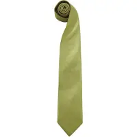 Premier Mens Fashion "Farben" Arbeit Clip auf Krawatte (Packung mit 2) (Gras)