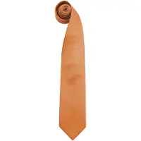 Premier Herren Krawatte Colours, unifarben (Orange)