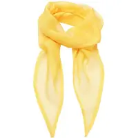 Premier Damen Chiffon-Schal / Chiffon-Halstuch (Sonnenblumengelb)