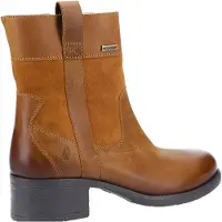 Hush puppies - "Saskia" Stiefel für Damen, Leder (Hellbraun)