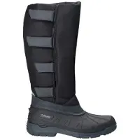 Cotswold Womens/Ladies Kemble Kniehohe Gummistiefel (Schwarz)