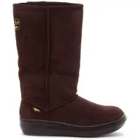 Rocket dog - Damen Lange Stiefel "Sugardaddy", Leder (Schokoladenbraun)