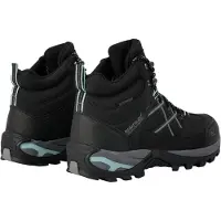 Regatta - Damen Wanderstiefel "Samaris III" RG10015 (40 EU) (Schwarz/Gebleichtes Türkis)
