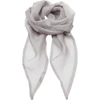 Premier Damen Chiffon-Schal / Chiffon-Halstuch (Silberfarben)