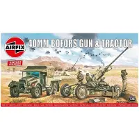 Wittmax Bofors 40mm Gun & Tractor, Military vehicle model kit, Montagesatz, 1:76, Bofors 40mm Gun & Tractor, Beide Geschlechter, Kunststoff