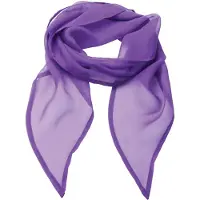 Premier Damen Chiffon-Schal / Chiffon-Halstuch (Dunkles Violett)