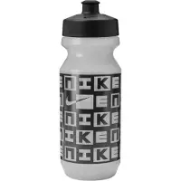 Nike - "Big Mouth" Wasserflasche, Bildlich, 650ml (Transparent/Schwarz)