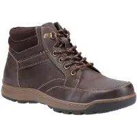 Hush puppies Herren Grover Lederstiefel (Braun)