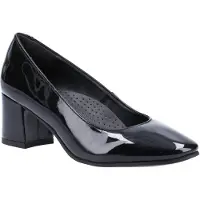 Hush puppies Damen/Damen Anna Hofschuhe aus Leder (Schwarz)
