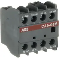 ABB CA5-22E Hilfskontaktblock, 4-polig, 2S+2Ö, frontseitige Montage 1SBN010040R1022 CA522E