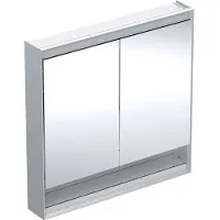 Geberit ONE Spiegelschrank mit ComfortLight, 2 Türen, Aufputzmontage, mit Nische, 90x90x15cm, 505.8