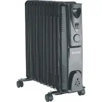 Volteno Elektrischer Ölradiator VO0157 2500W 11 Rippen Schwarz