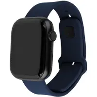 FIXED Silikonarmband für Apple Watch 38/40/41 mm, blau