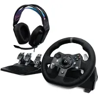 Logitech G920 Driv Force Rac Wheel-Plugc