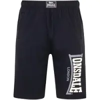 Lonsdale Sweatshorts "LOGO JAM" mit seitlichen Eingrifftaschen, aus Baumwolle, bequeme Passform