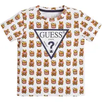 GUESS T-Shirt H1YT00 K6YW1 Weiß Regular Fit 116