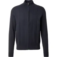 Bugatti Strickjacke "Regular Fit" mit Streifen in 3D-Optik