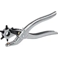 Rapid Revolver-Lochzange RP03 aus Metall silber