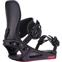 K2 Snowboard - Snowboardbindungen - K2000 ATSB Binding Black - Größe M - schwarz
