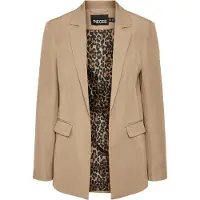 Pieces Pcbozzy Leoprint Blazer | Beige | M