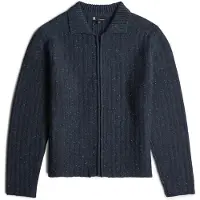 G-Star Polo Collar Full Zip Knit - Dunkelblau - Herren - L