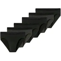 Schiesser Uncover by Herren Rioslip Baumwolle Serie 6-Pack schwarz-sortiert2 - Größe S
