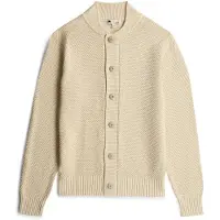 G-Star Honey Comb Structure Cardigan Knit - Weiß - Herren - M